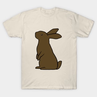 Simple rabbit - chocolate T-Shirt